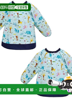 【日本直邮】CCS 风格罩衫 120-130cm 撒凡纳动物大游行 蓝色 2枚