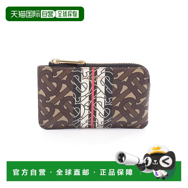 日本直邮中古Burberry博柏利女A级95新coin purse零钱包零钱包