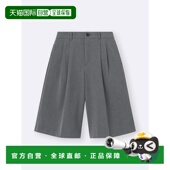 百慕大短裤 OS美国规格 DARK 日潮跑腿GU极优 WOMEN GRAY