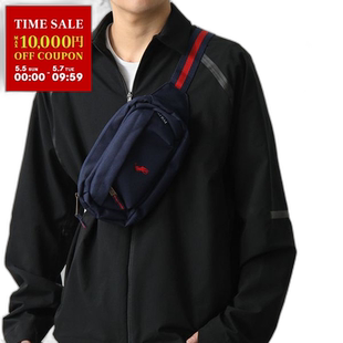 日本直邮polo ralph lauren拉夫劳伦 男包腰包刺绣