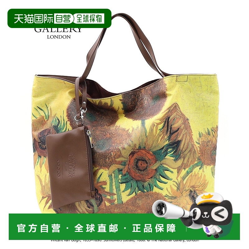 1h可退 日本直邮COOCO女士经典名画设计托特包艺术感手提袋 25131