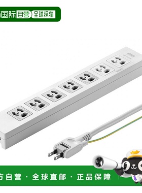 【日本直邮】SANWA SUPPLY电源板3P，7位，2mTAP-F37-2KSR