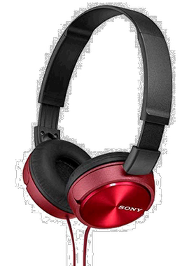 【日本直邮】SONY索尼MDRZX310R头戴式耳机重低音炮带麦克耳机红