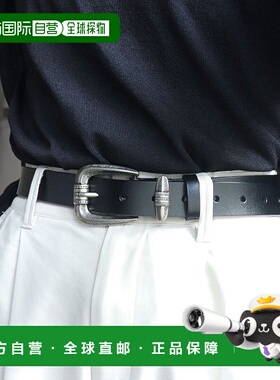 日本直邮florge 男女通用西部扣简约皮革腰带 [FL8218EW08320]