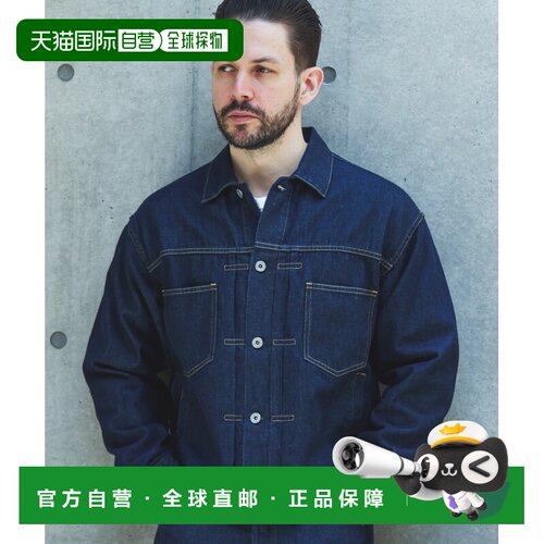 1h可退 日本直邮MR.OLIVE 男女同款 10oz日产天然竹节牛仔夹克 M2