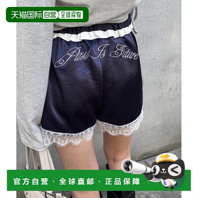 日本直邮WHO'S WHO gallery 女士 缎面双腰头短裤 WWZ1061102A000