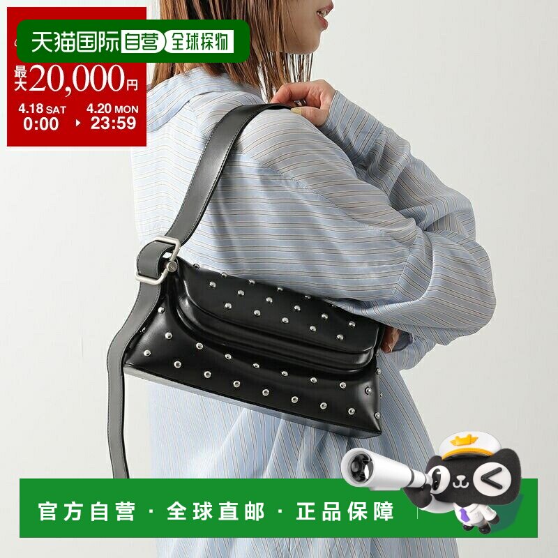 日本直邮OSOI FOLDER BROT STUD 单肩包 - 女士手提包铆钉斜挎皮