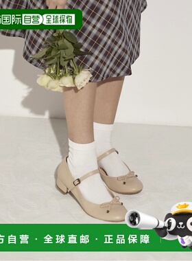 1h可退 日本直邮F i.n.t 女士蝴蝶结带扣芭蕾舞鞋 00CA01c002