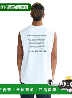 日本直邮Quiksilver HISTORY 无袖T恤 [25SUQSL252003WHT] 白色