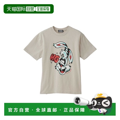 1h可退 日本直邮HYSTERIC GLAMOUR 男士 Hysteric Rabbit 图案圆T