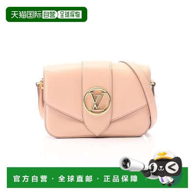 日本直邮中古LV路易威登女包A级95新Shoulder bag肩包牛皮斜挎包