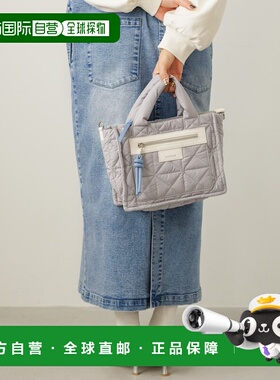 1h可退 日本直邮BAYFLOW 女士500ml水瓶可放入的绗缝方形肩背包 2