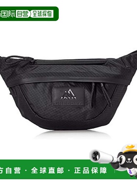 【日本直邮】Gregory格里高利 腰包  GX0*29009 黑色斜挎包单肩包