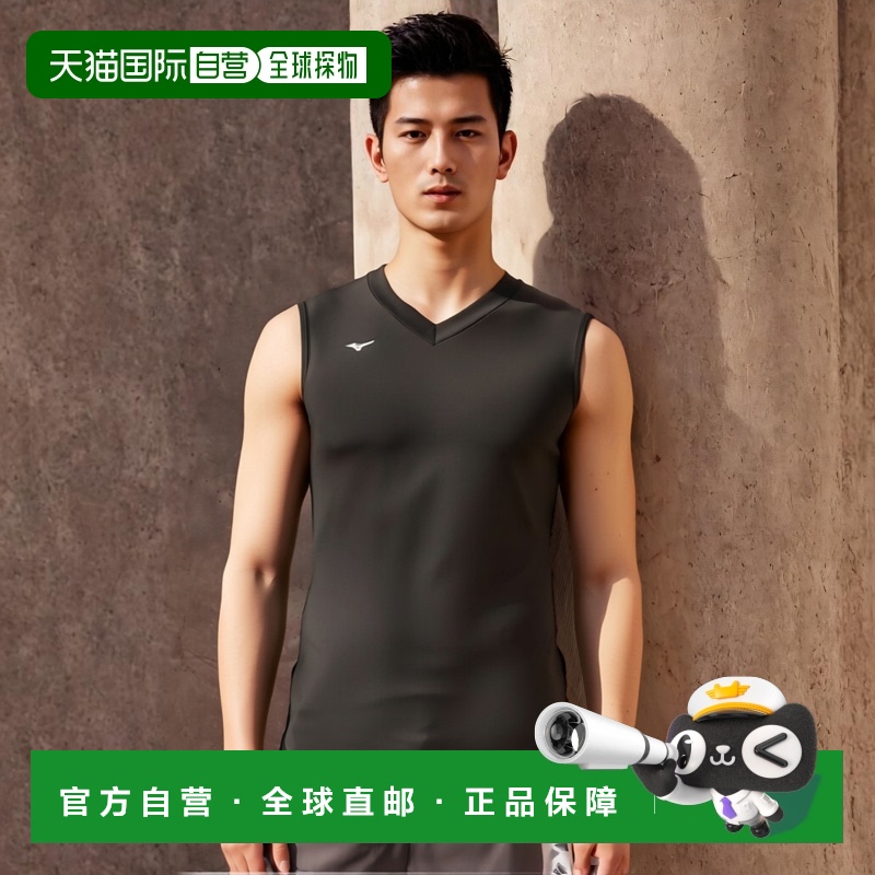 日本直邮MIZUNO Biogear 衬衫 V 领无袖训练功能内衣男式 32MA115