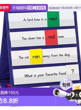 【日本直邮】Learning Resources学源 学习玩具 台式双面英语口袋