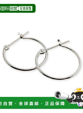 日本直邮(pp101500) 日本制造 Pt900 耳环 环状耳环 双耳适用 经
