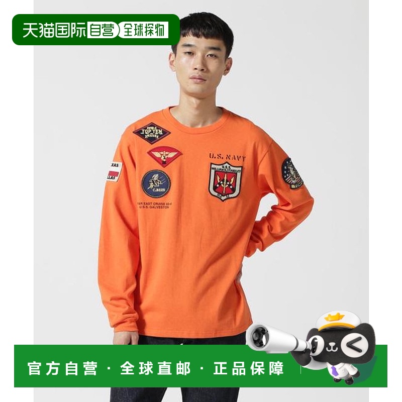 1小时内可退 日本直邮《&DEPOT限定》TOP GUN PATCHED 长袖 T恤 /