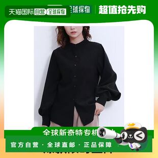 衬衫 上O Doux 气球袖 女士秋季 立领衬衫 新款 秋季 Belle 日本直邮