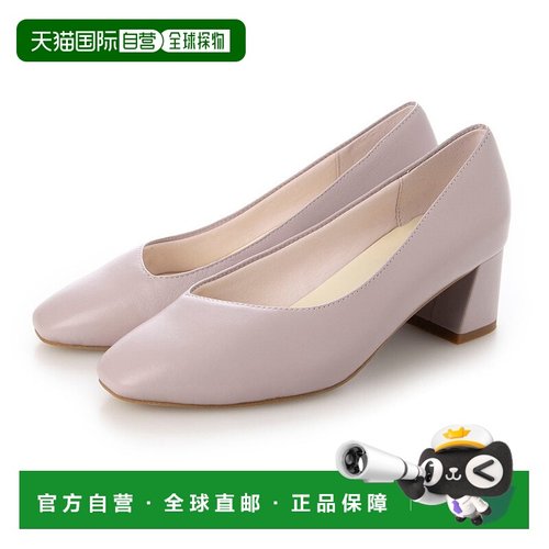 日本直邮RANDA 真皮杏仁头高跟鞋 RA041BW015732 黑色