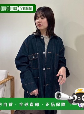 1h可退 日本直邮Mila Owen 女装 半长复古风丹宁罩衫  09WFJ25413