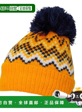 日本直邮PHENIX 儿童滑雪单板针织帽 ESG23HW90 橙色