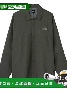 日本直邮 THE NORTH FACE 男女款长袖拉链透气网眼衬衫 NR62551-N