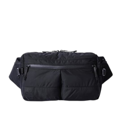 1h可退 日本直邮官方授权 RAMIDUS 黑色美丽腰包大号斜挎包单肩包