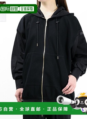 日本直邮TATRAS KASIMA 连帽拉链派克大衣外套棉质中长款徽标女款