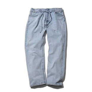 1h可退 日本直邮CAHLUMN Selvedge Denim Pant直筒牛仔裤夏天