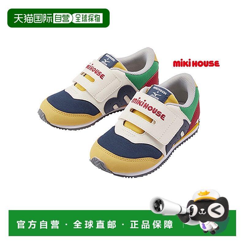 日本直邮日潮 MIKIHOUSE联名款网眼儿童运动鞋二三段宝宝学步鞋