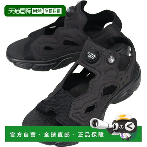 日本直邮锐步女士 Instapump Fury 凉鞋黑/黑/白100251112