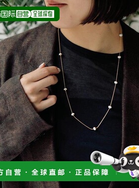 日本直邮官方授权 ear PAPILLONNER 黑白简约长款项链