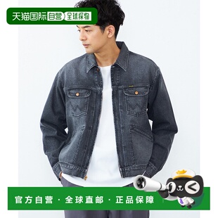 1h可退 日本直邮Wrangler男装24MJZ丹宁夹克 宽松版型胸袋设计美