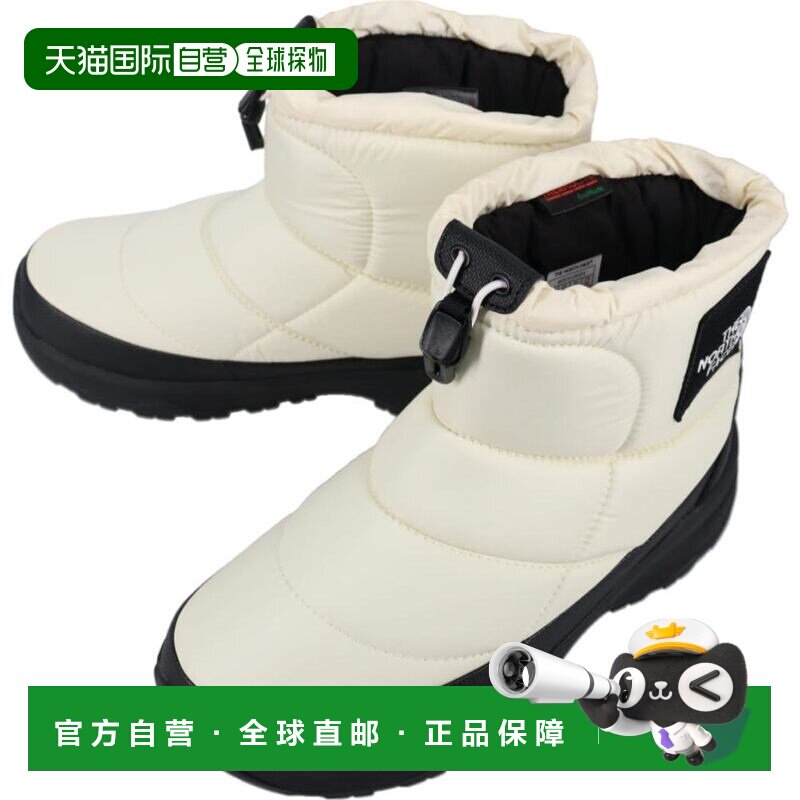 日本直邮The North Face Nuptse Bootie WP Logo 短靴栀子花白/TN