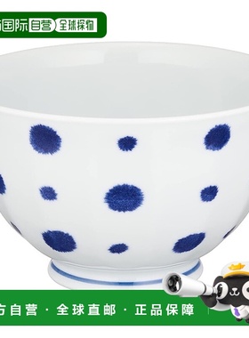 【日本直邮】Saikaitoki西海陶器丼碗 波佐见烧轻量蓝染水玉32565