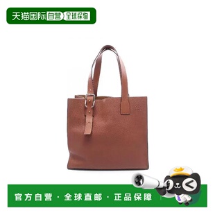 日本直邮中古Loewe罗意威男包A级95新tote bag托特包牛皮托特包棕