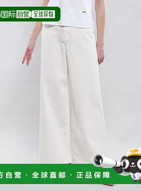1h可退 日本直邮EPOCA 女士白色休闲巴基牛仔裤 M5R12519__阔腿裤