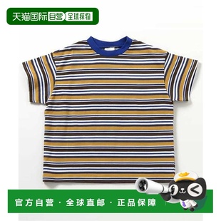 儿童宝宝童装 1h可退 新款 多色条纹T恤短袖 日本直邮BREEZE