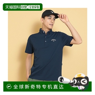polo 半袖 高尔夫 C25134100 衫 Callaway 日本直邮日本直邮 男士
