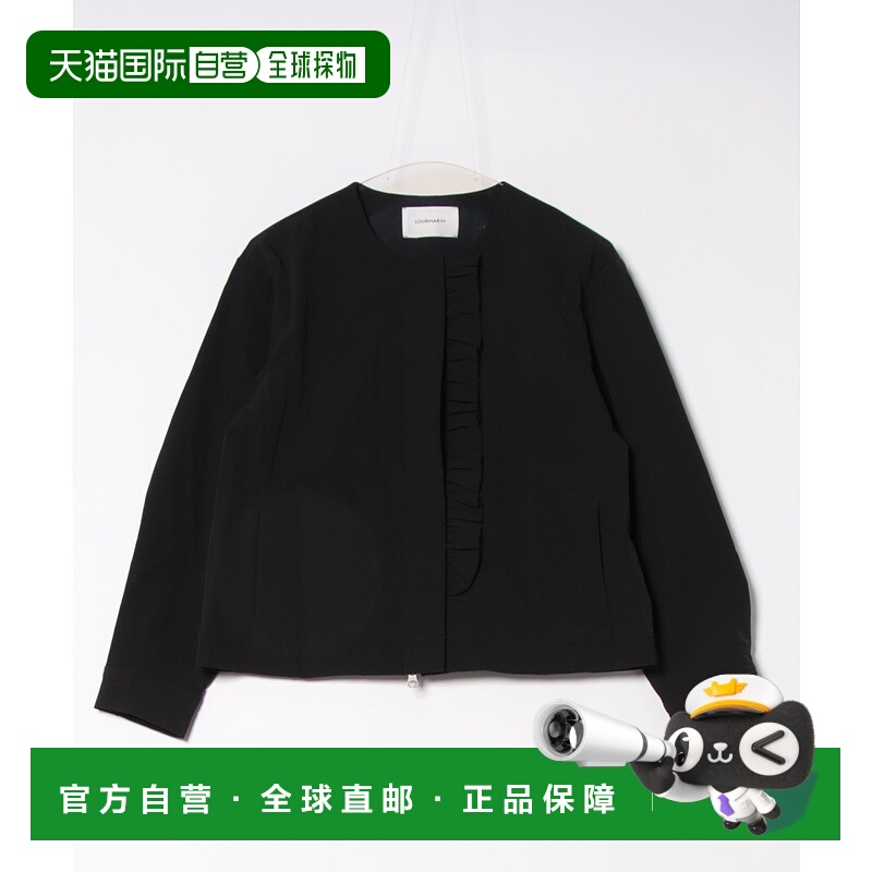 1h可退 日本直邮LOGEMENT DE CLAIRE 女士荷叶边短款拉链夹克 A07