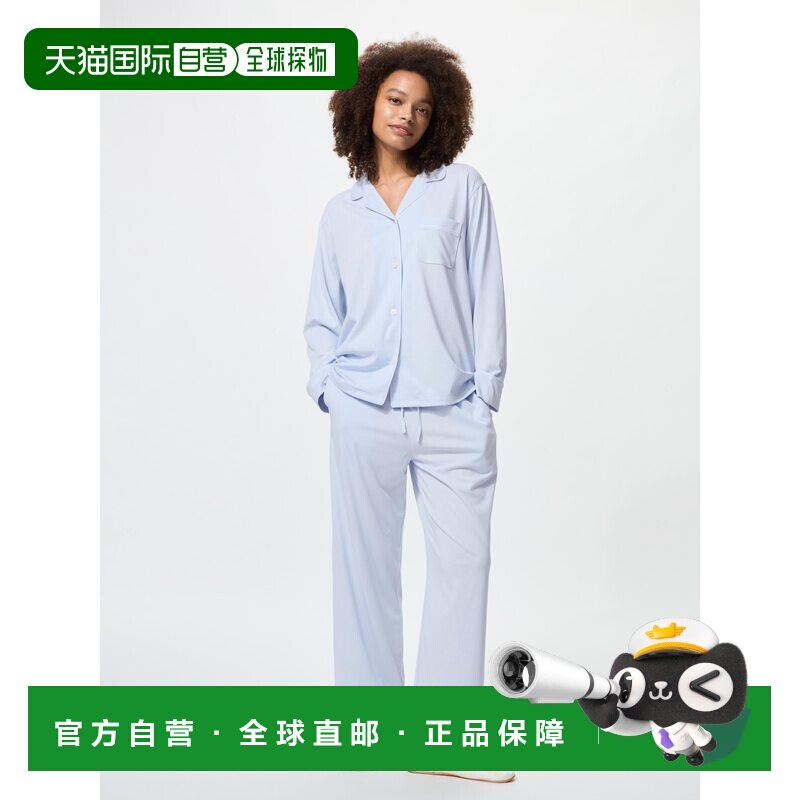 日潮跑腿UNIQLO优衣库 Airism 棉质柔软睡衣 482651