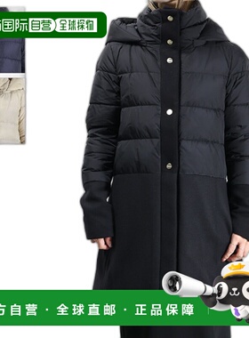 日本直邮 HERNO 轻 Ecowool 夹克羽绒服羽绒服外套不同材质羊毛斜