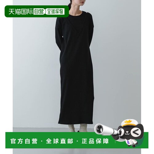 日本直邮SENSE OF PLACE by URBAN RESEARCH 连衣裙 层叠领罗纹设
