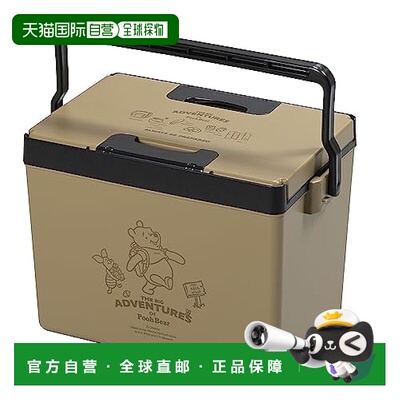 【日本直邮】Sanka 保温箱 卡其色12L 维尼熊图案 DSCP15-POKA