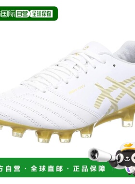 【日本直邮】亚瑟士 足球钉鞋 1101A025 122(白色/浓郁金色)