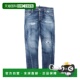 纽扣门襟牛仔裤 蓝色 男士 日本直邮DSQUARED2 s74lb1329 s30872