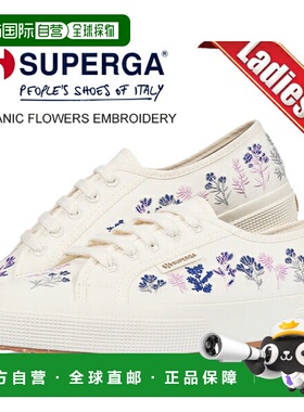 日本直邮SUPERGA 2750 AVORIO-色 s6133dw-a1h 女式运动鞋有机花