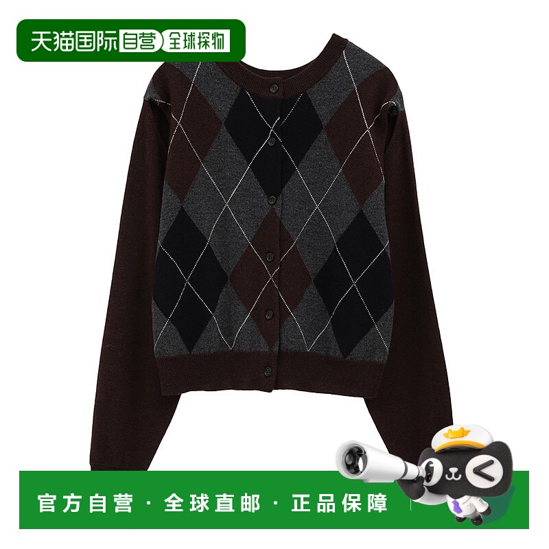 1h可退 日本直邮CLANE 女装 羊毛 2WAY针织上衣 半开袖设计 12563