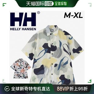 男式 海 男女通用 短袖 休闲衬衫 Hansen HELLYHANSEN 日本直邮Helly