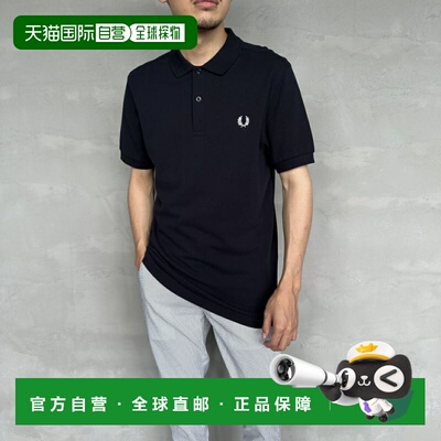 日本直邮FRED PERRY 男士鹿仔纹经典款Polo衫M6000 M6000纯棉